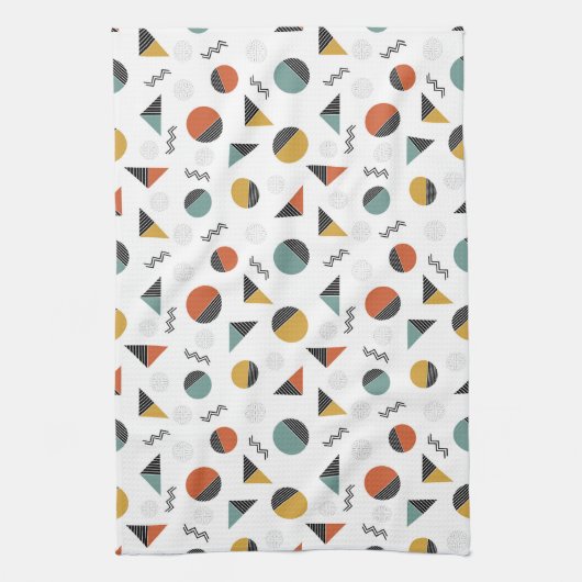 Moderne Geometrien Geschirrtuch (Vertikal)