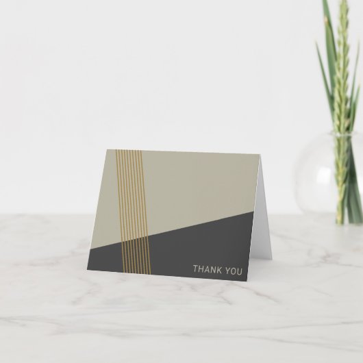 Moderne geometrisch bearbeitbare Farbe dank Karte (Vorderseite)