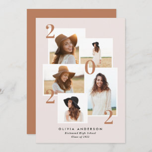 Moderne, geometrisch geometrische Terrakotta mit m Ankündigung