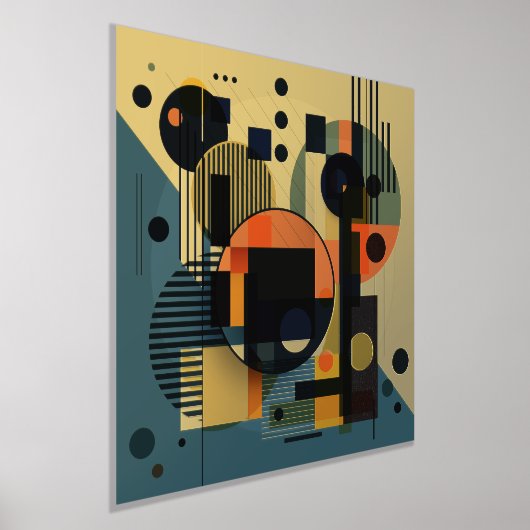 Moderne geometrische 2 Folienabdrücke Foliendrucke (Ablage )