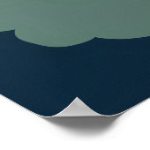Moderne geometrische abstrakte Boho-Formen aus der Poster (Ecke)