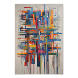 Moderne geometrische abstrakte Kunst Fotodruck