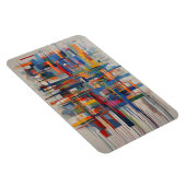 Moderne geometrische Abstrakte Kunst Magnet (Rechte Seite)