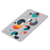 Moderne geometrische Abstrakte Kunst - Minimalisti Magnet (Linke Seite)