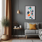 Moderne geometrische Abstrakte Kunst - Minimalisti Poster