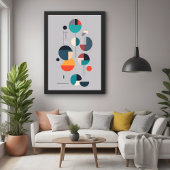 Moderne geometrische Abstrakte Kunst - Minimalisti Poster