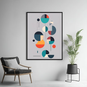 Moderne geometrische Abstrakte Kunst - Minimalisti Poster