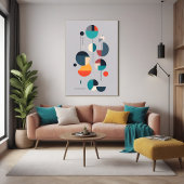 Moderne geometrische Abstrakte Kunst - Minimalisti Poster