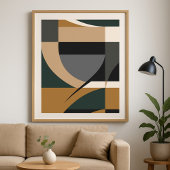Moderne geometrische Abstrakte Kunst Poster