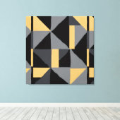 Moderne geometrische abstrakte Leinwand | Luxuriös (Insitu (Holzboden))
