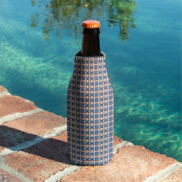 Moderne geometrische abstrakte Mosaikmuster 1298 Flaschenkühler