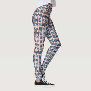 Moderne geometrische abstrakte Mosaikmuster 1298 Leggings