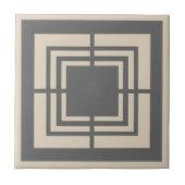 Moderne Geometrische Abstrakte Muster#2 Grau ID119 Fliese (Vorderseite)