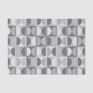 Moderne geometrische abstrakte Muster der Mitte de Seidenpapier