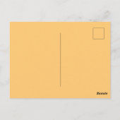 Moderne geometrische abstrakte Muster des mittlere Postkarte (Rückseite)