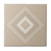 Moderne geometrische abstrakte Pat#12 Kamel ID1192 Fliese (Vorderseite)