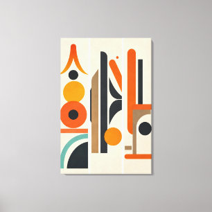 Moderne geometrische abstrakte Wandkunst Leinwanddruck