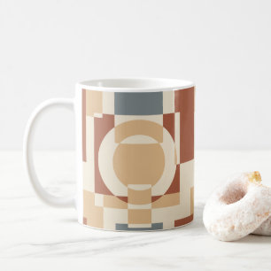 Moderne geometrische Abstraktion der Mitte des Jah Kaffeetasse