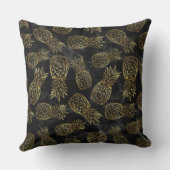 Moderne geometrische Ananas Kissen (Rückseite)