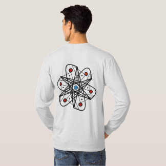 Moderne geometrische Atom-inspirierte abstrakte Ge T-Shirt