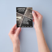 Moderne geometrische Autowäsche und Flyer (Gruppe)