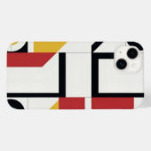 Moderne geometrische Blöcke fett Case-Mate iPhone Hülle (Rückseite (Horizontal))