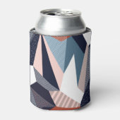 Moderne geometrische Collage, nahtloses Muster. Dosenkühler (Kanne Vorderseite)