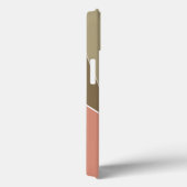 Moderne geometrische Criss Querlinien erröten Fall Case-Mate iPhone Hülle (Rückseite / Rechts)