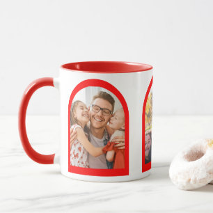 Moderne geometrische Erinnerungen an Bögen Benutze Tasse