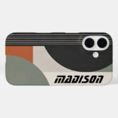 Moderne geometrische Fallkunst des Mittelalters Case-Mate iPhone Hülle (Rückseite (Horizontal))