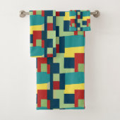 Moderne geometrische Farbe Badhandtuch Set (Insitu)