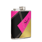 Moderne geometrische Flasche Flachmann (Rechts)