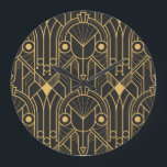 Moderne geometrische Fliesen Art Deco Große Wanduhr<br><div class="desc">Vintage moderne geometrische Fliesenmuster. Abstrakte Kunst Deko nahtlos luxuriösen Hintergrund. Vintag trifft sich modern in geometrischem Luxus. Art Deco Träume realisiert. Moderne geometrische Fliesen,  abstrakter Luxus. Vintage Deko Touch. Deko,  Hintergrund,  Muster,  abstrakt,  Abbildung,  Textur,  Dekoration,  Mode,  Vintag,  gold,  weiß,  Retro,  Linie,  nahtlos,  geometrisch,  Luxus,  Stoff,  Verzierung,  modern,  Form</div>