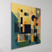 Moderne geometrische Foliendrucke (Ablage )