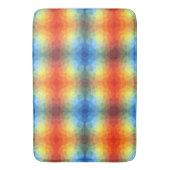Moderne geometrische Form des Regenbogens Badematte (Vorderseite Vertikal)