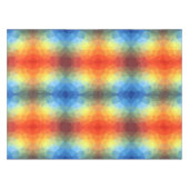 Moderne geometrische Form des Regenbogens Tischdecke (Vorderseite (Horizontal))