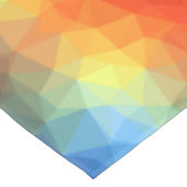 Moderne geometrische Form des Regenbogens Tischdecke (Schrägansicht)