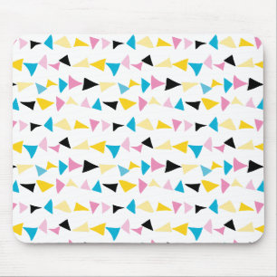 Moderne geometrische Form Konfetti-Muster Mousepad
