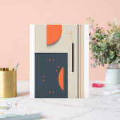 Moderne geometrische Formen Acrylschild (Hochzeit)