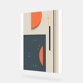 Moderne geometrische Formen Acrylschild (Winkel)