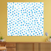 Moderne geometrische Formen, Aquarell. Leinwanddruck (Insitu (Wohnzimmer))