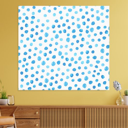 Moderne geometrische Formen, Aquarell. Leinwanddruck (Insitu (Wohnzimmer))