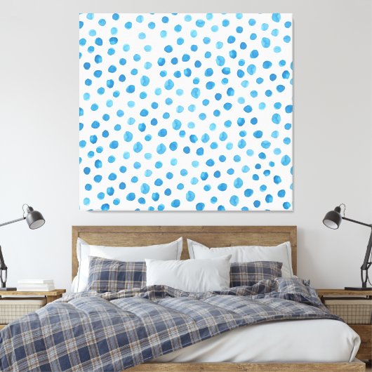 Moderne geometrische Formen, Aquarell. Leinwanddruck (Insitu (Schlafzimmer))