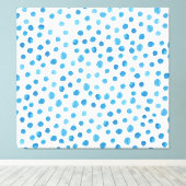 Moderne geometrische Formen, Aquarell. Leinwanddruck (Insitu (Holzboden))