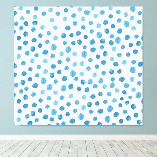 Moderne geometrische Formen, Aquarell. Leinwanddruck (Insitu (Holzboden))