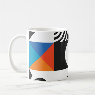 Moderne geometrische Formen im skandinavischen Sti Kaffeetasse