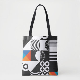 Moderne geometrische Formen im skandinavischen Sti Tasche