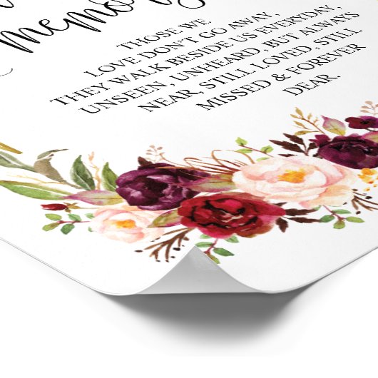 Moderne geometrische Formen in liebenden Gedächtni Poster (Ecke)