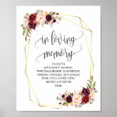 Moderne geometrische Formen in liebenden Gedächtni Poster (Vorne)