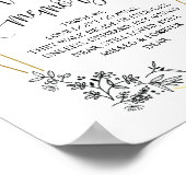 Moderne geometrische Formen in liebenden Gedächtni Poster (Ecke)